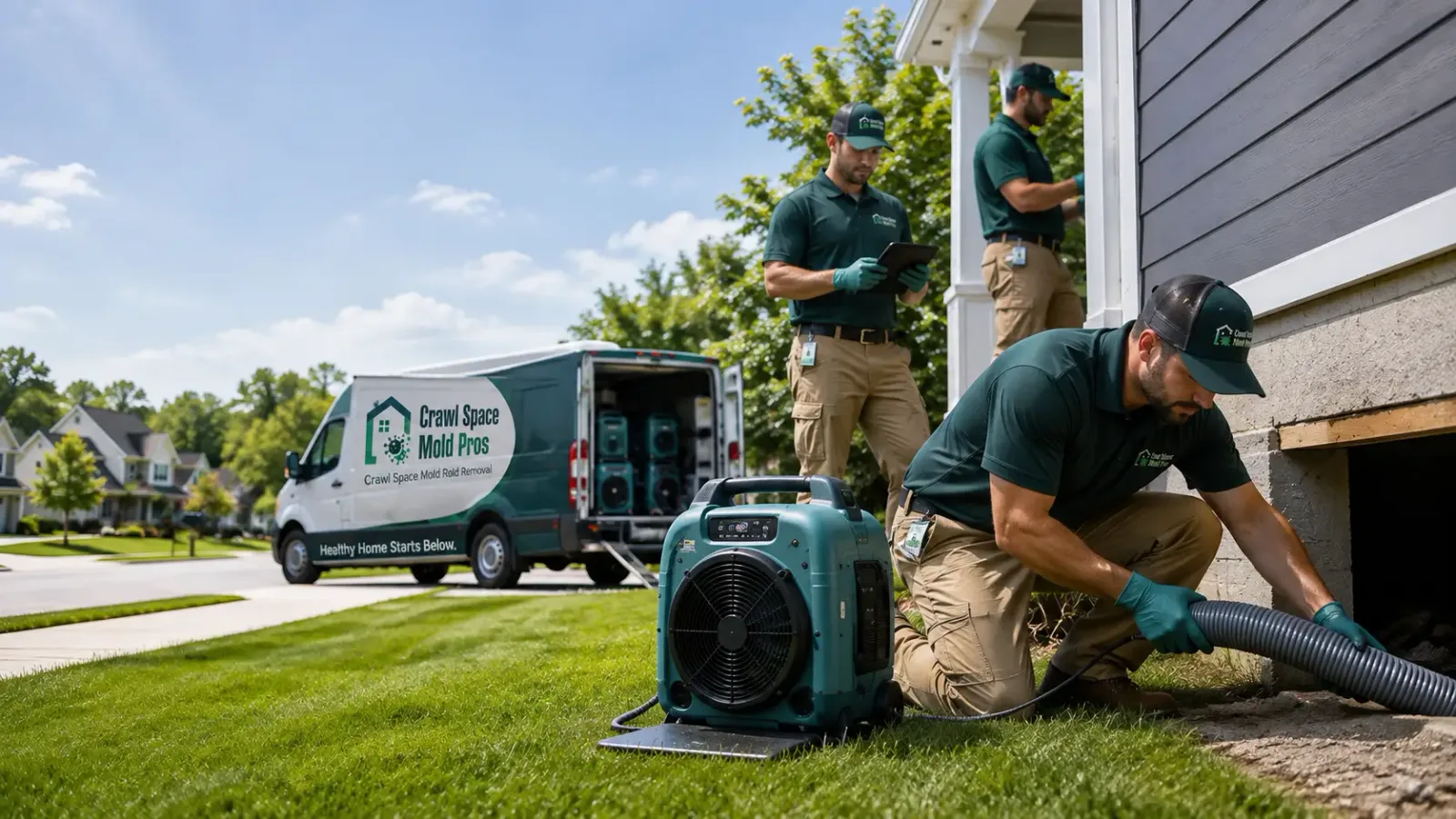 Crawl Space Mold Removal in Livermore, IA